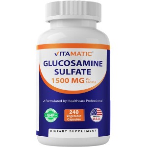 Glucosamine Sulfate Supplement, 1500mg, 240 Capsules - 1 of 4