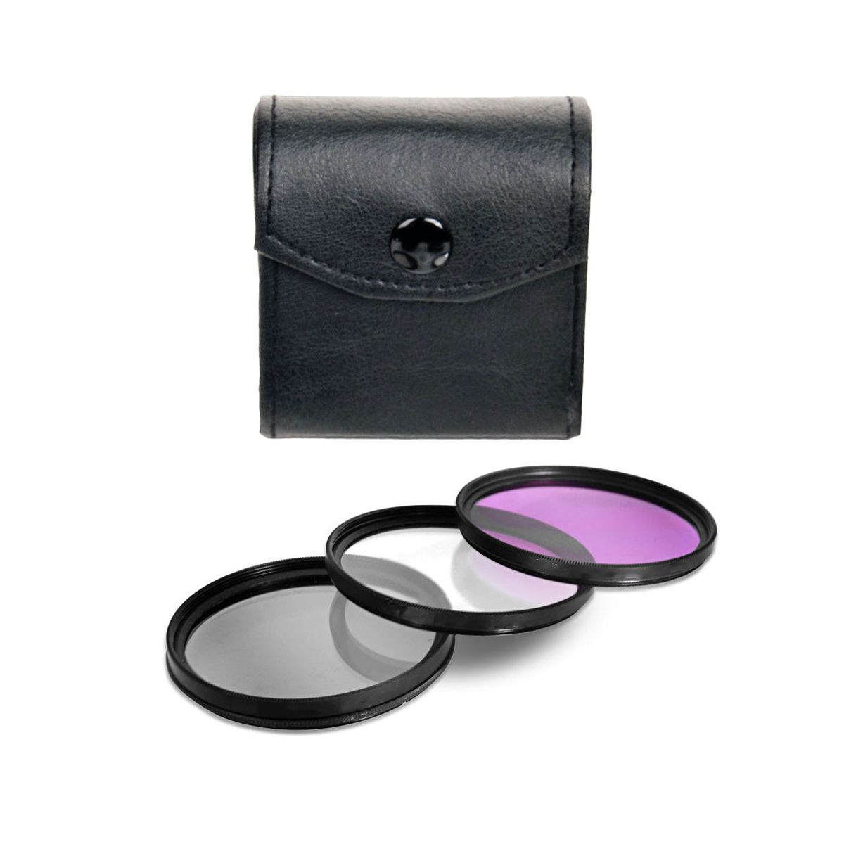 Bower Digital SLR Filter Kit 58mm UV, PL and FLD filters