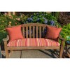 Casual Cushion Solid Sunbrella Fabric 1-Piece Indoor/Outdoor Square Throw Pillow - 2 of 4