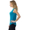 Rekucci Women's Soft Jersey Knit Sleeveless Tank Top – Casual & Versatile Everyday Wear - 2 of 3