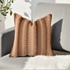 REGALWOVEN Fade-Resistant Plush Striped Luxury Series Soft Fluffy Modern Throw Pillow Covers 2 Pcs - 2 of 4