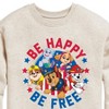 Boys' - Paw Patrol - Americana Graphic Long Sleeve Fleece Sweatshirt - 2 of 4