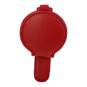 Unique Bargains PU leather Adsorption Car Visor Sunglasses Holder 1 Pc - 1 of 4