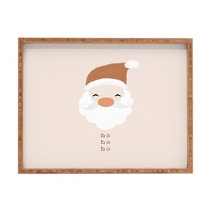 Orara Studio Ho Ho Ho Santa Rectangular Tray -Deny Designs - 1 of 2