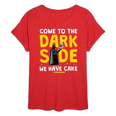 Women's - Star Wars - Come To The Dark Side Oversized Graphic T-Shirt