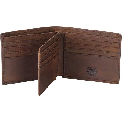 Paaaawaters Stealth Mode Leather Bifold Wallet for Men With ID Window and RFID Blocking
