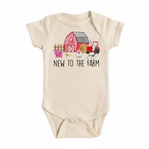 Farm Barn - Baby Boy Girl Clothes Infant Onesie® Funny Cute Newborn GS1 - 1 of 4