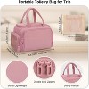 Travel Toiletry Bag for Women, Lightweight Wide-open Cosmetic Travel Bags for Toiletries - 2 of 3