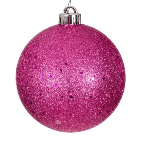 Vickerman Hot Pink Ball Ornament - image 1 of 3