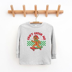 The Juniper Shop Gingerbread Man Skateboard Youth Long Sleeve Tee - 1 of 3