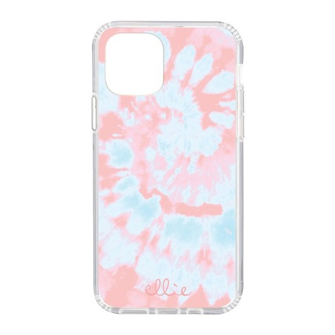 Ellie Los Angeles Pink And Blue Tie Dye Phone Case For Iphone 12