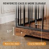Nasitip 48''Dog Crate Furniture, Indoor Dog Kennel with Hidden Bowl, 3 Drawers, Decorative Pet Crate for Large Dogs - 4 of 4