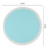 REGALWOVEN Rattan Dining Indoor Outdoor Kitchen Placemats 14" x 14" 4 Pcs - 2 of 4
