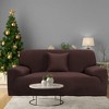 PiccoCasa High Stretch Solid Polyester Sofa Slipcovers with One Pillowcase - 4 of 4