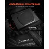VEVOR 10" 240W Underseat Car Subwoofer, Slim Powered Car Subwoofers Under the Seat, Low Profile Audio Sub Built-in Amplifier, Black - 3 of 4