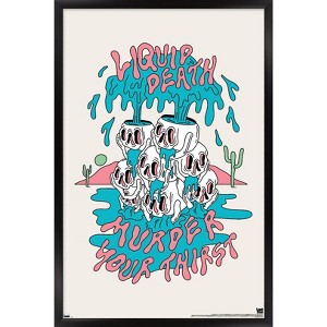 Trends International Liquid Death - Death Valley Framed Wall Poster Prints - 1 of 4