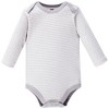 Hudson Baby Infant Boy Cotton Long-Sleeve Bodysuits 5pk, Mr Fox - 2 of 4