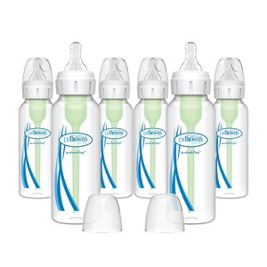 Dr. Brown's 8 fl oz Options+ Narrow Anti-Colic Baby Bottle - 6pk - 1 of 4