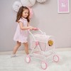 Olivia's Little World Polka Dot Princess 2-in-1 Pretend Pet Stroller & Carrier, Pink/Gray - 2 of 4