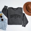 Simply Sage Market Women's  Garment Dyed Graphic Sweatshirt Embroidered Howdy Bull Varsity - 3 of 3