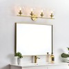 Elegant Lighting Ingrid 4 light Chrome and Clear Bath Sconce - 3 of 4