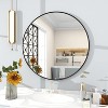 36 Inch Round Mirror, Metal Frame Circle Mirror, Wall Mounted for Entryway, Bathroom, Vanity, Living Room - 4 of 4