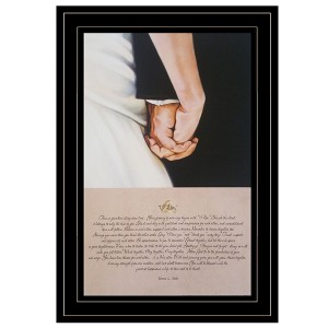"I DO" by Artisan Bonnie Mohr , Ready to Hang Framed Print, Black Frame - 1 of 1