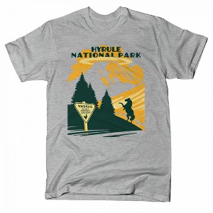 Mens The Legend of Zelda Hyrule Fields National Park T-Shirt - 1 of 2