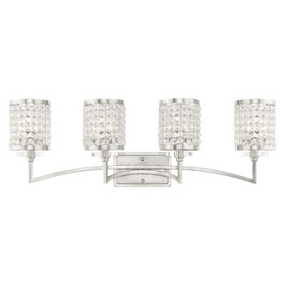Livex Lighting Grammercy 4 - Light Vanity in  Brushed Nickel
