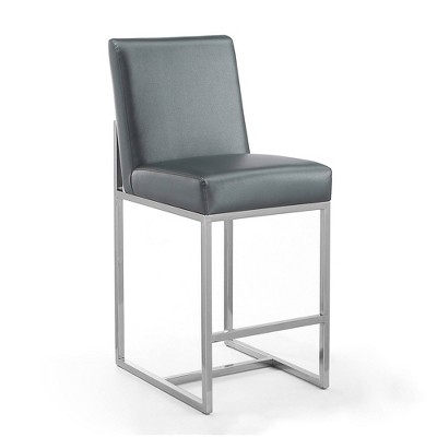 Element Stainless Steel Counter Height Barstool - Manhattan Comfort
