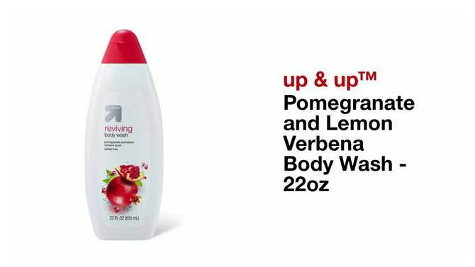 Pomegranate and Lemon Verbena Body Wash - 22 fl oz - up &#38; up&#8482;, 2 of 6, play video