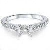 Pompeii3 1/4ct Diamond Engagement Ring Setting 14K White Gold - 4 of 4