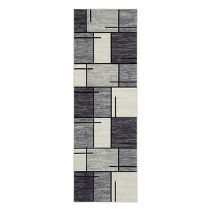 COZONY Washable Geometric Modern Low Pile Large Area Rug for Living Room Dining Room - 1 of 4