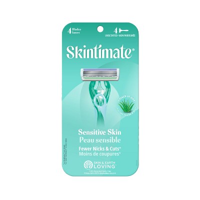 Skintimate Sensitive Skin Women's Disposable Razors - 4ct