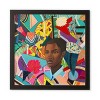 Jennikcole Life in Chaos and Peace Black/Green Framed Wall Canvas - Deny Designs - 4 of 4