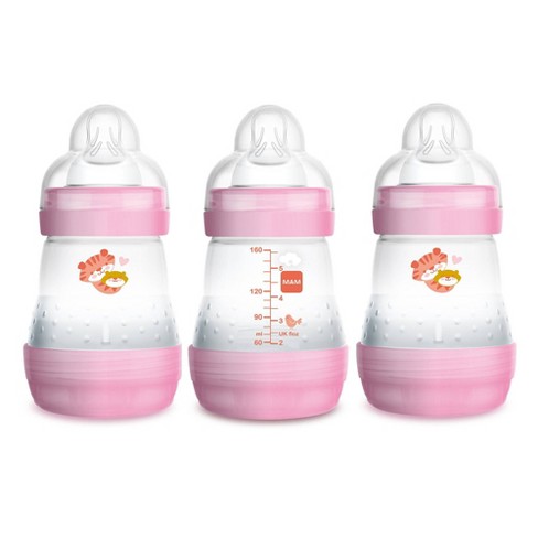 MAM Easy Start Anti-Colic Baby Bottles 0m+ - 5oz/3pk - Unisex
