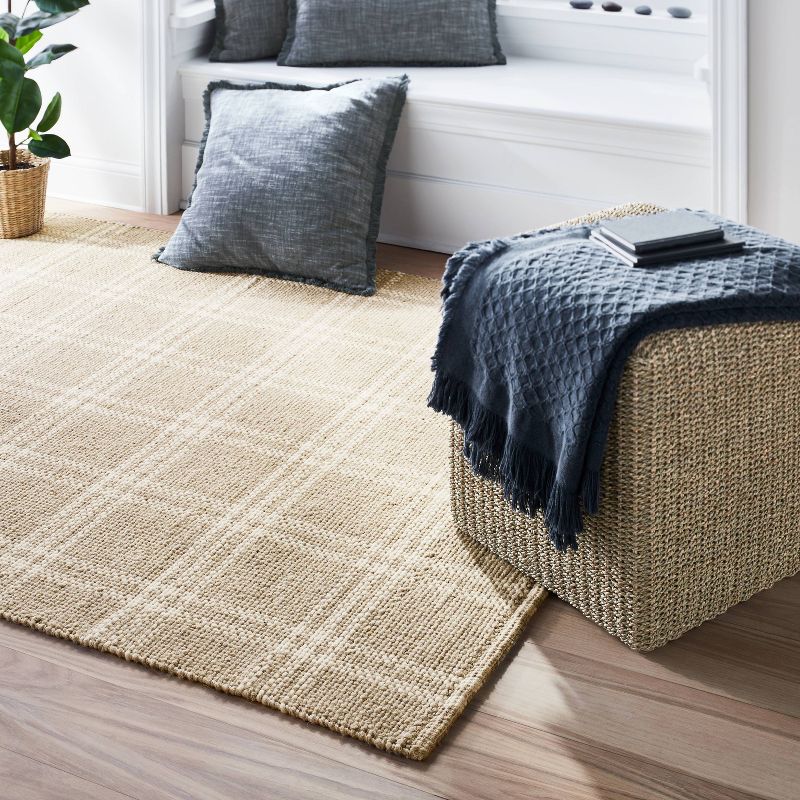Cottonwood Hand Woven Plaid Wool/Cotton Area Rug - Threshold™ designed with Studio McGee, 2 of 16