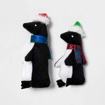 Penguins with Scarf Cat Toy Set - 2pk - Wondershop™