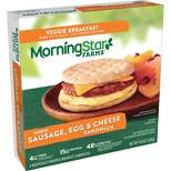 Morningstar Farms Sausage, Egg & Cheese Frozen Breakfast Sandwich - 14.8oz
