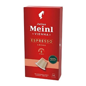 Julius Meinl Espresso Crema Coffee Nespresso Biodegradable Capsules 10ct - 1 of 4