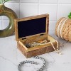 Hand Carved Wooden Keepsake Box, Elegant Vintage Memory Storage Box for Jewelry and Valuables, Gift for All Occasions - 2 of 4