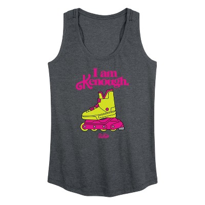 Women's - Barbie - I Am Kenough Rollerblades Graphic Racerback Tank