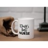 World's Best Nurse 11 Oz Ceramic Stoneware Coffee Mug - 2 of 2
