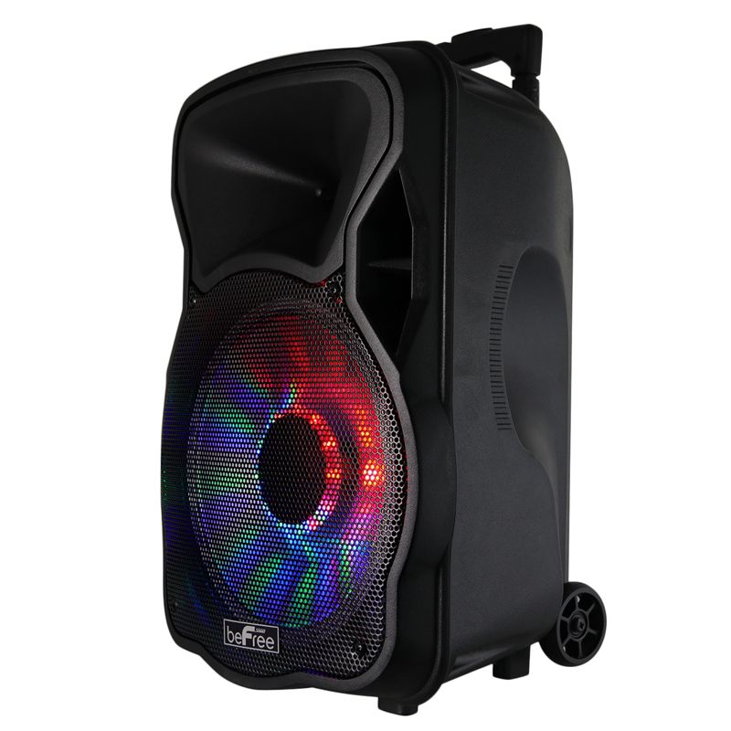 beFree Sound 12 Inch 2500 Watt Bluetooth Rechargeable Portable Party PA Speaker, 4 of 6