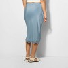 Women's Lace Trim Midi A-Line Skirt - Wild Fable™ - 3 of 3