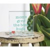Pavilion Gift Company - Best Hugs - 3" x 3" Glass Plaque - Wall Sign Panels - 4 of 4