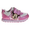 Disney Minnie Mouse Girls' Hook and Loop Light Up Sneakers. (Toddler/Little Kids) - 2 of 4