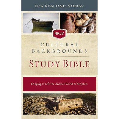 NKJV, Cultural Backgrounds Study Bible, Hardcover, Red Letter Edition - by  Zondervan