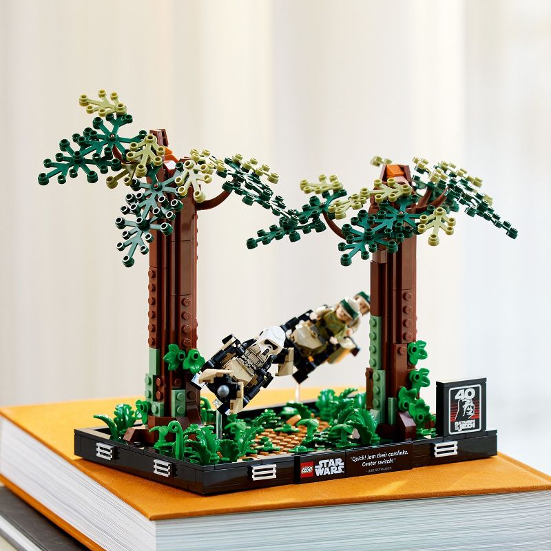 LEGO Star Wars Endor Speeder Chase Diorama Collectible Building Set 75353, 4 of 8