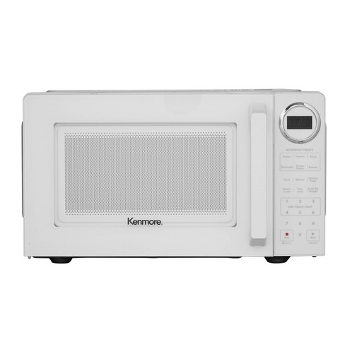 Kenmore Countertop Microwave, 6 Auto-Preset Menus, Child Lock, Defrost &  Express Cooking Features, 1.1 Cu Ft, Stainless Steel 